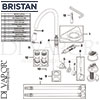 Bristan Champagne Easyfit Sink Mixer Tap Spares